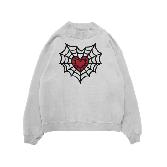 "SPIDER" Sweatshirt WHITE